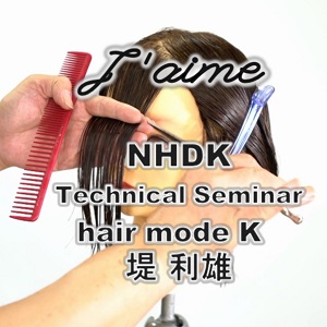 堤　利雄　hair mode K 　カットテクニック　ーNHDK2021 J‘aime