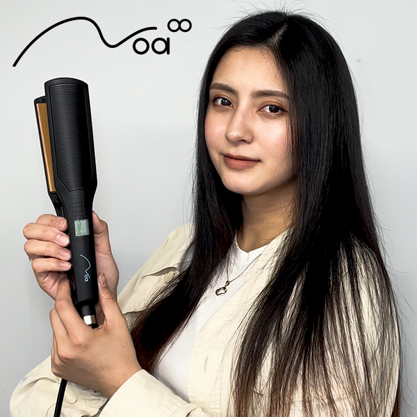 美容師さんと作った使いやすいを極めた幅広ストレートアイロン Noa  